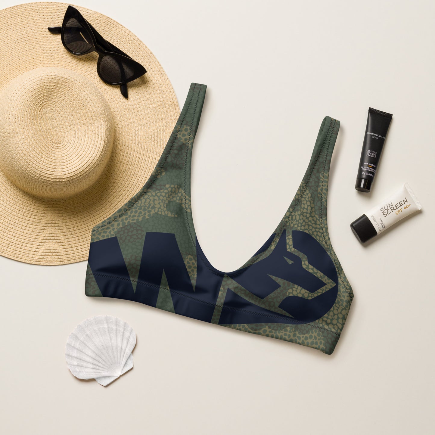 Bikini-Oberteil WD - camo green