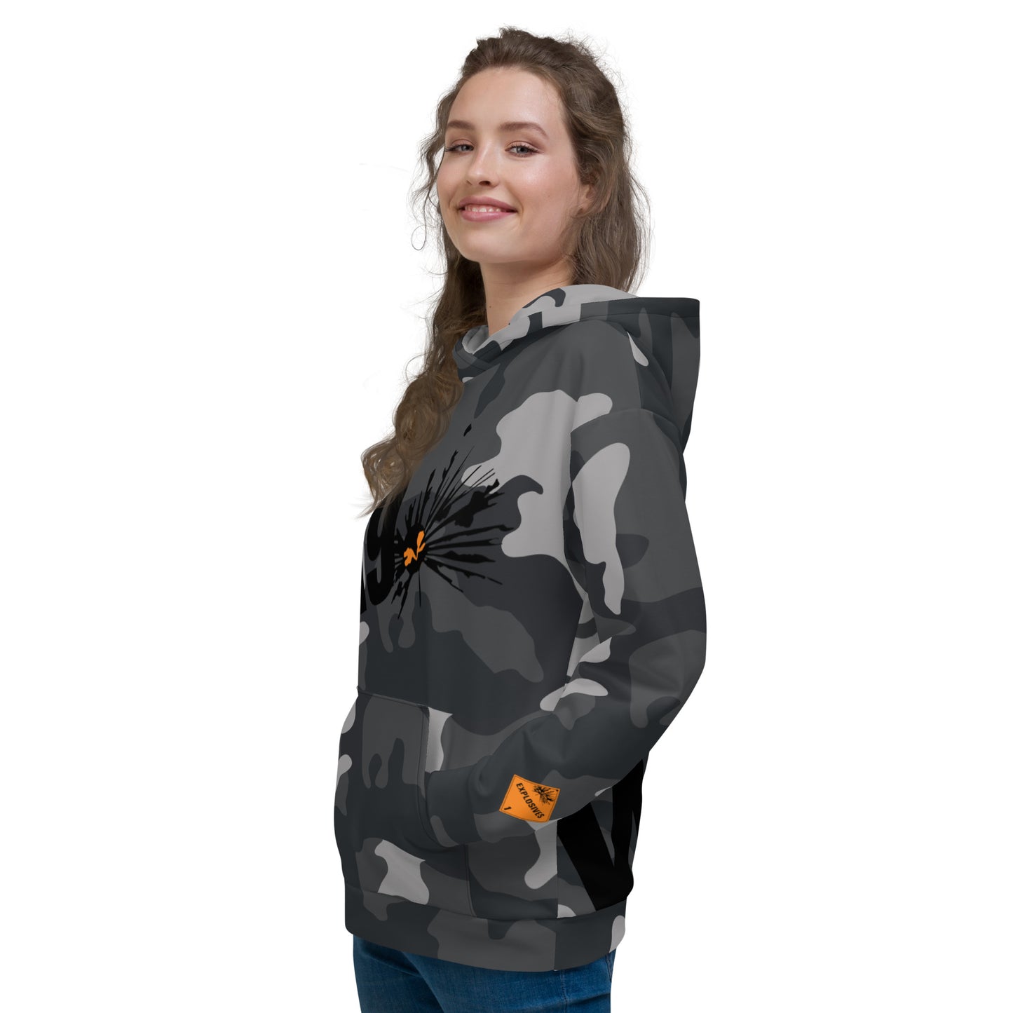 Special Edition "EDD" Unisex-Kapuzenpullover - camo black