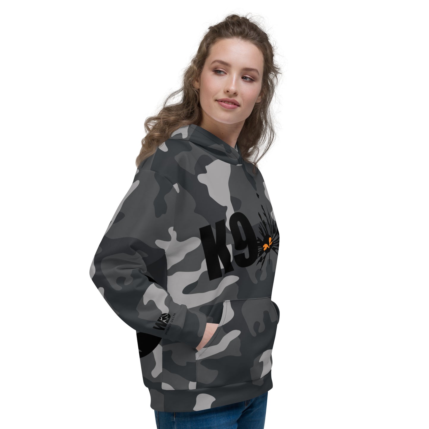 Special Edition "EDD" Unisex-Kapuzenpullover - camo black