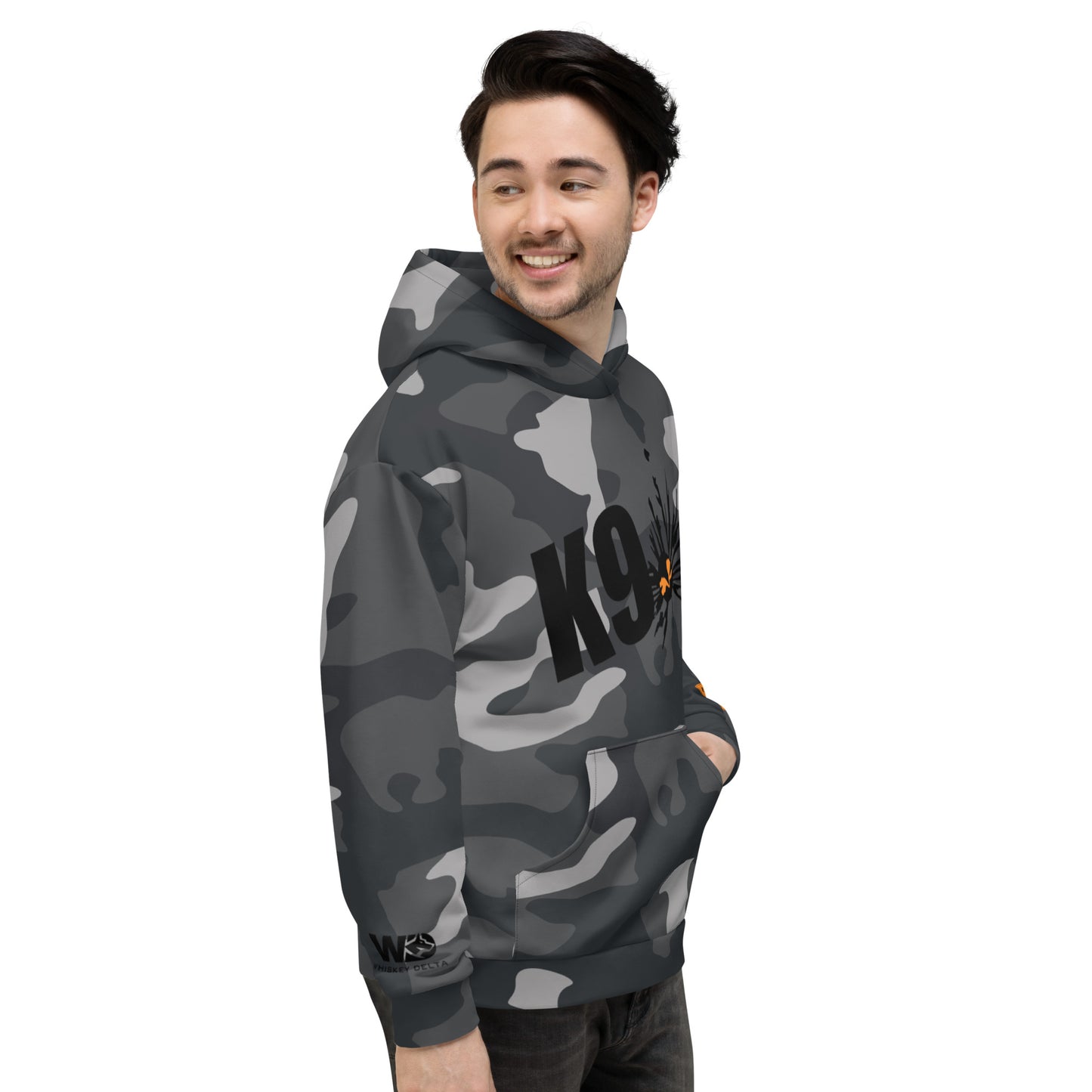 Special Edition "EDD" Unisex-Kapuzenpullover - camo black