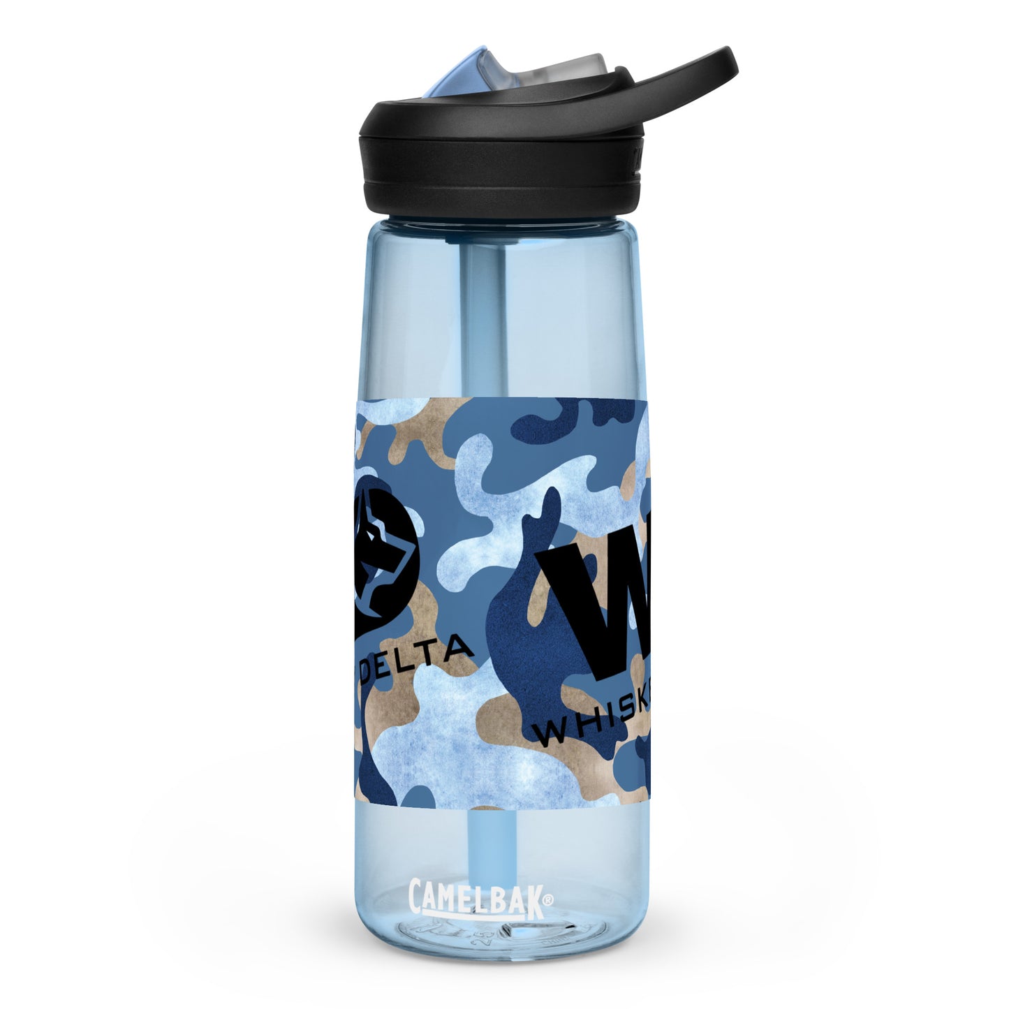 Sport-Trinkflasche WD - camo blue