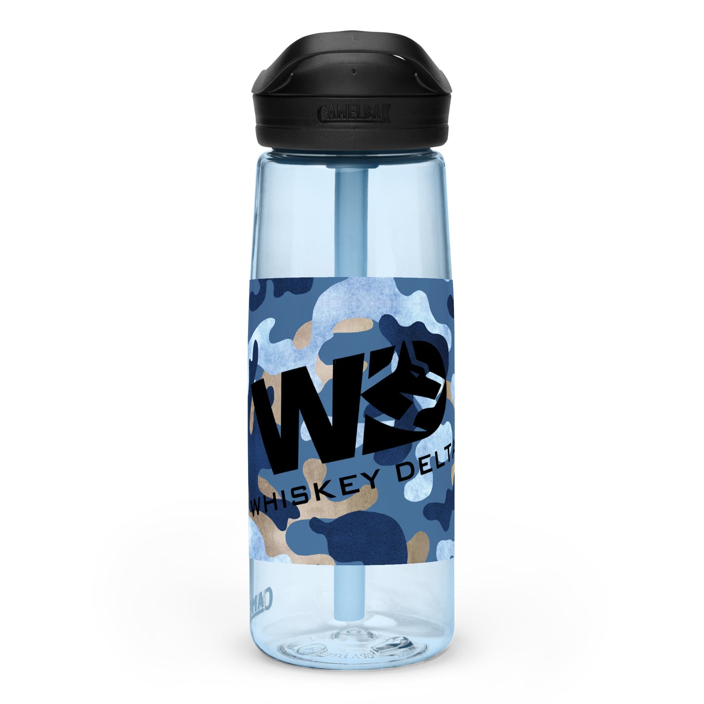 Sport-Trinkflasche WD - camo blue