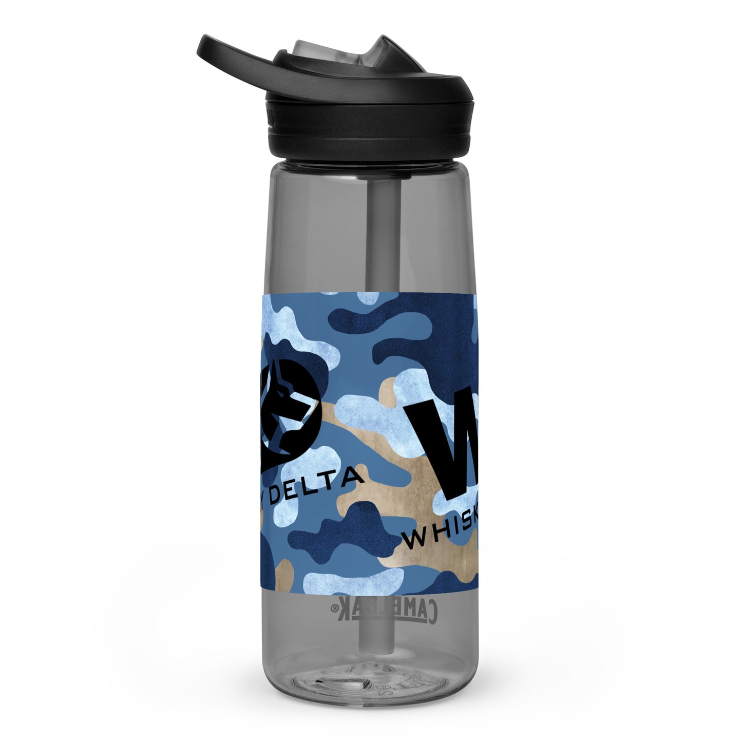 Sport-Trinkflasche WD - camo blue