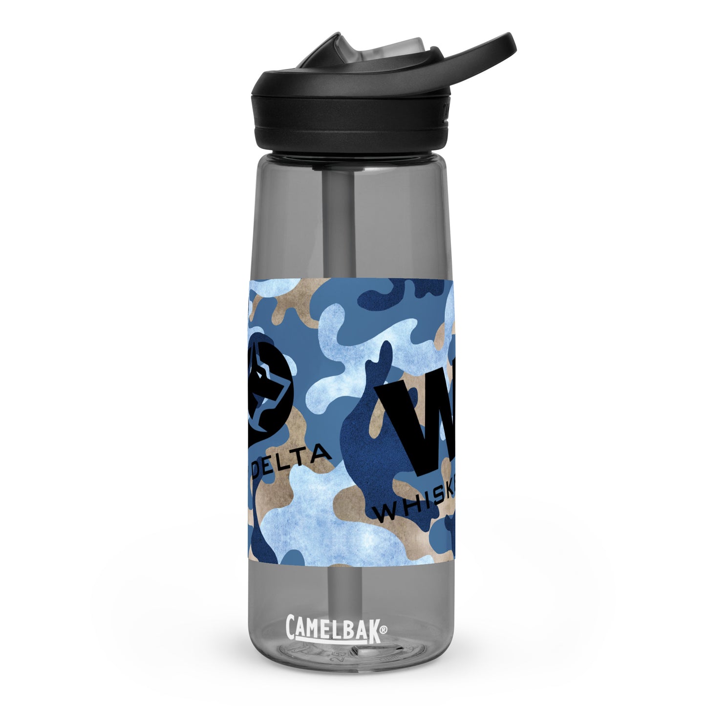 Sport-Trinkflasche WD - camo blue