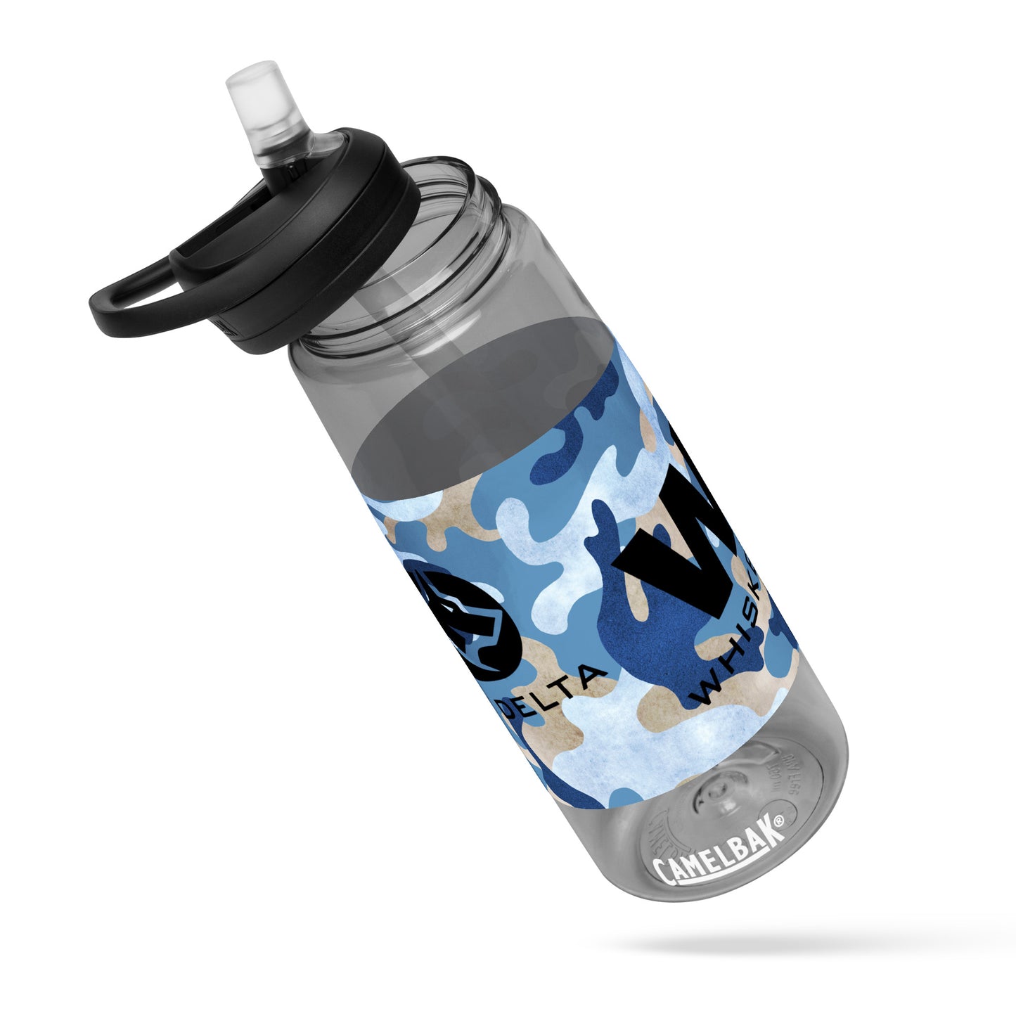 Sport-Trinkflasche WD - camo blue