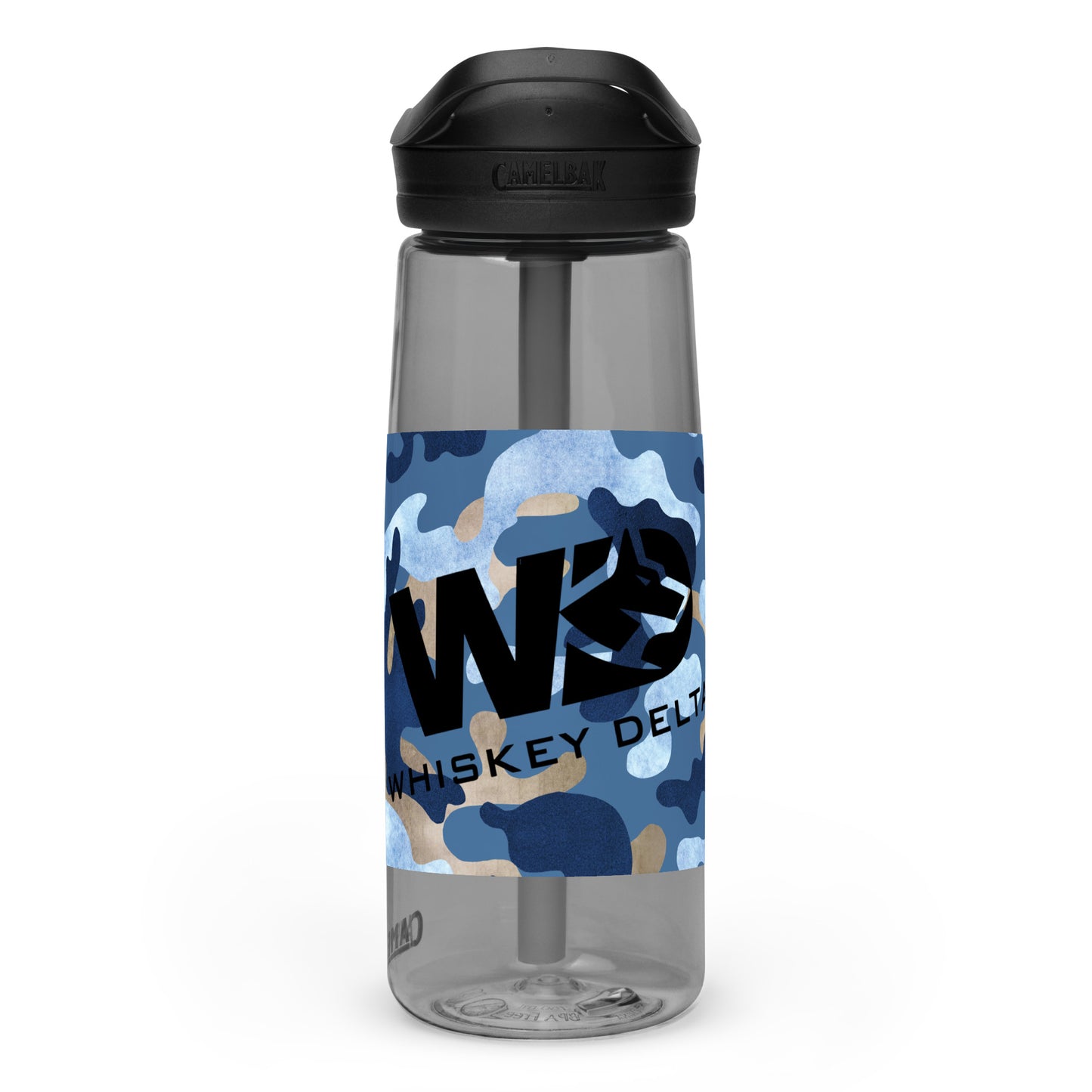 Sport-Trinkflasche WD - camo blue