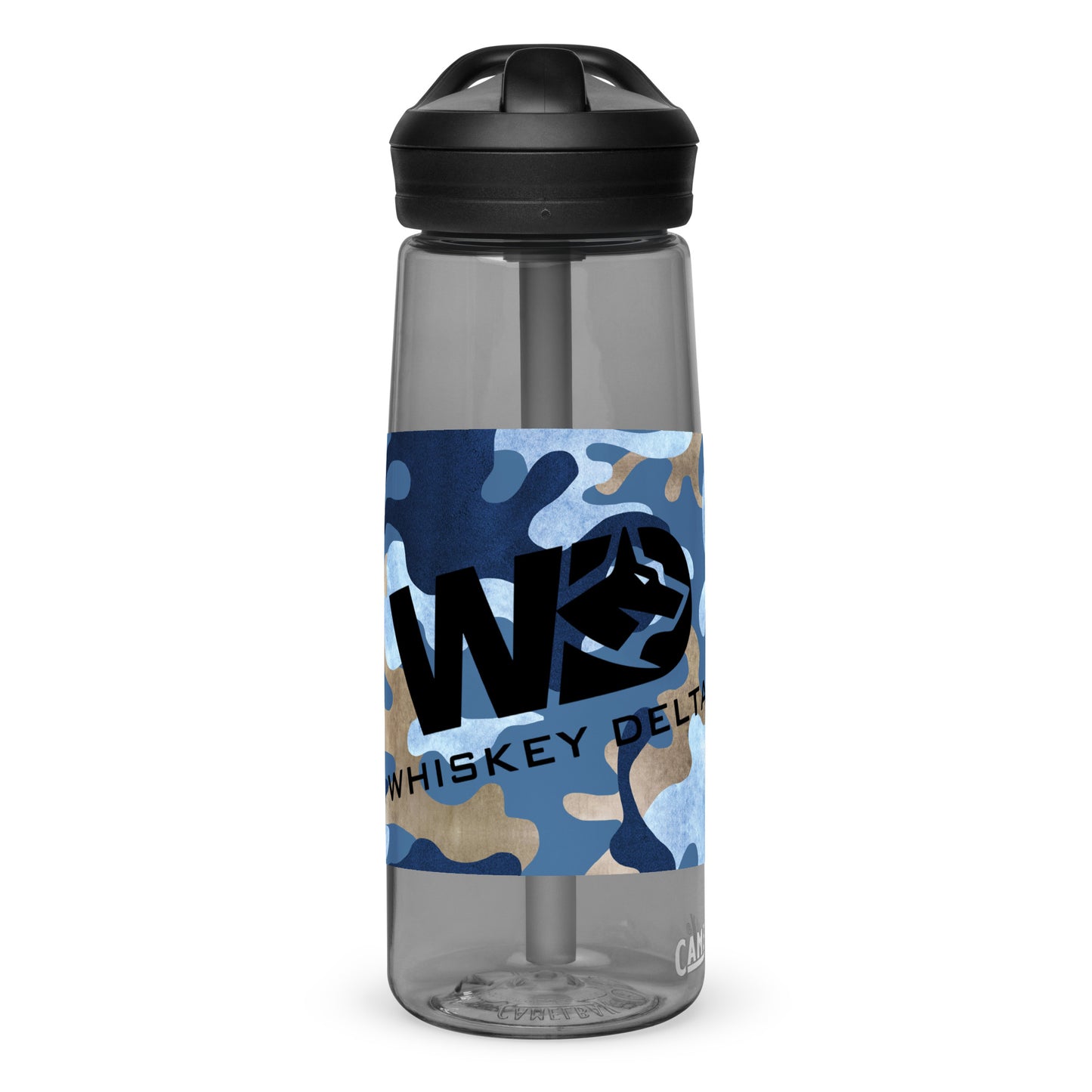 Sport-Trinkflasche WD - camo blue