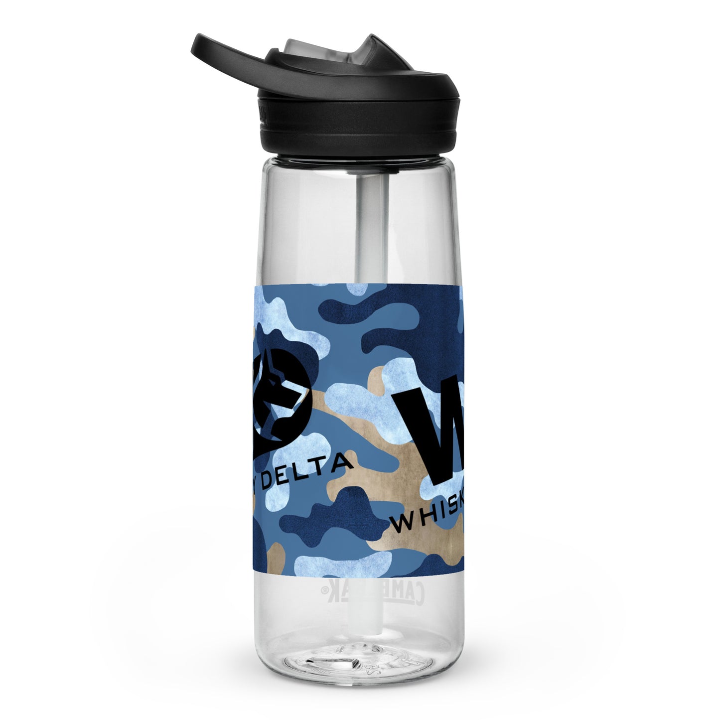 Sport-Trinkflasche WD - camo blue