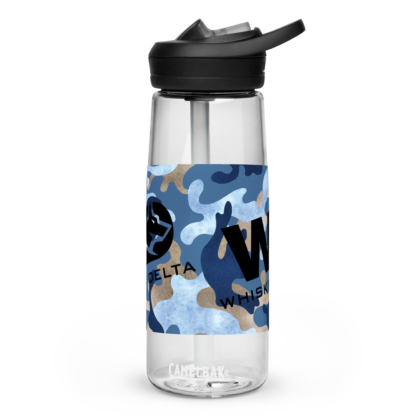 Sport-Trinkflasche WD - camo blue