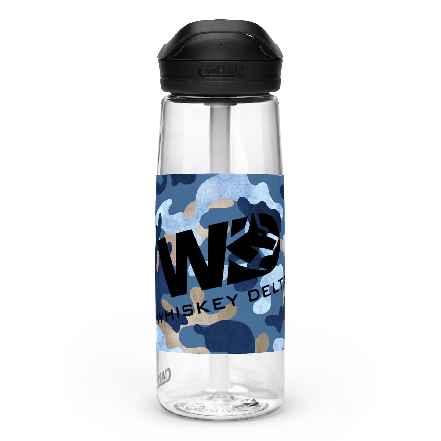 Sport-Trinkflasche WD - camo blue