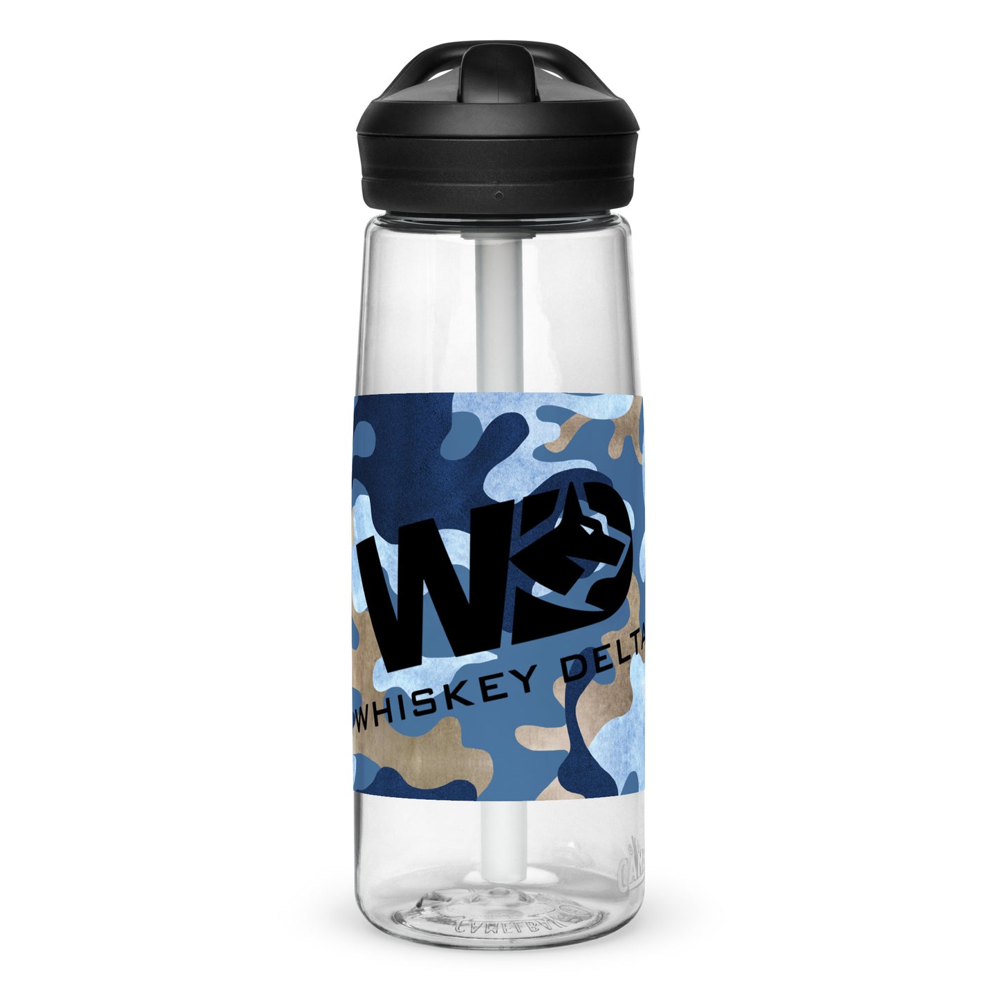 Sport-Trinkflasche WD - camo blue