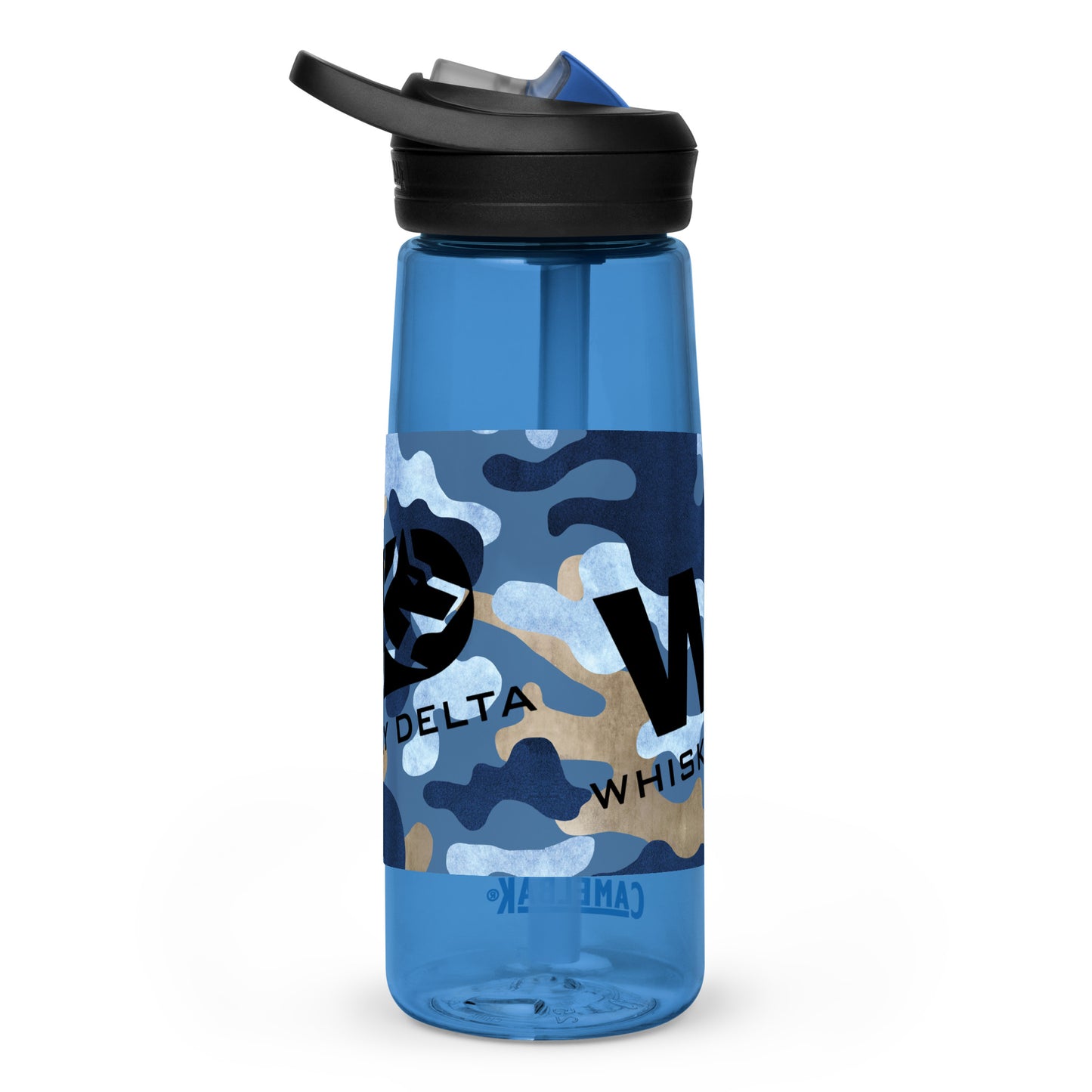 Sport-Trinkflasche WD - camo blue