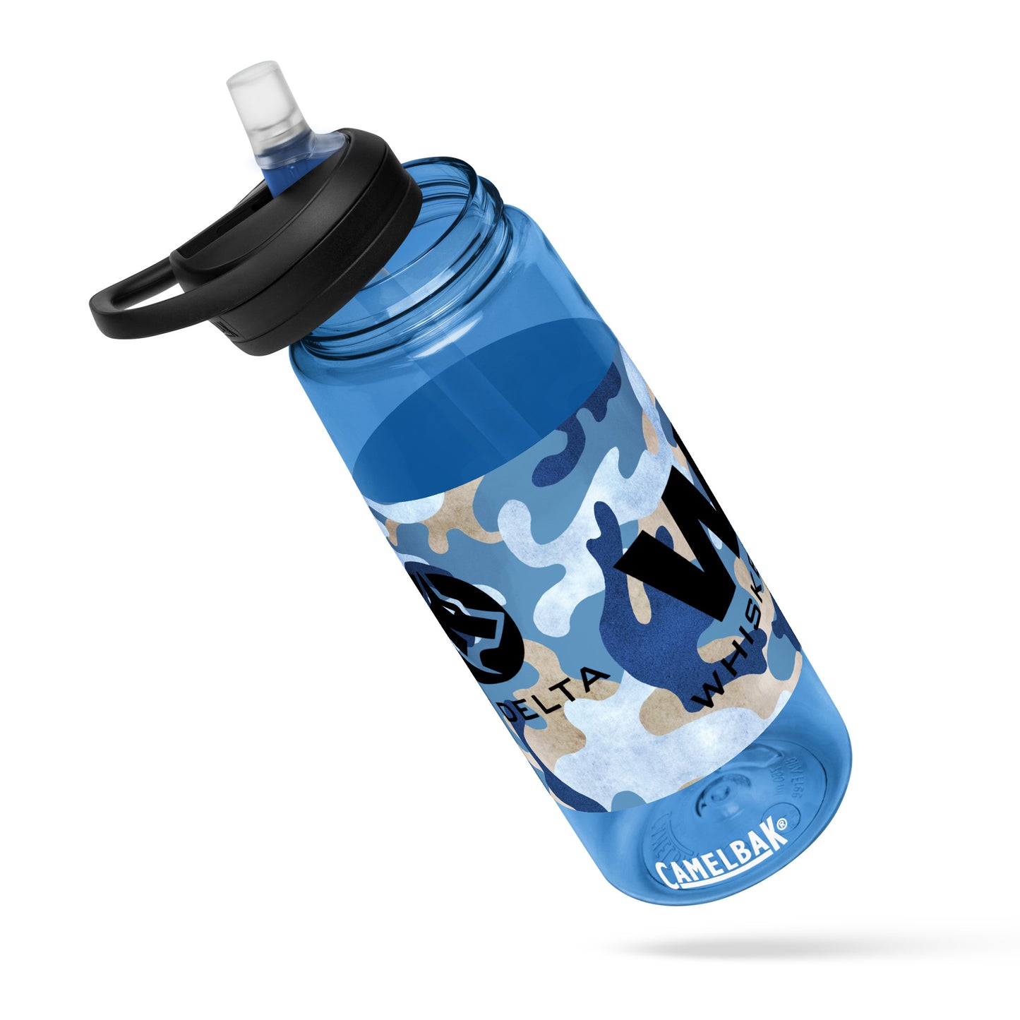 Sport-Trinkflasche WD - camo blue