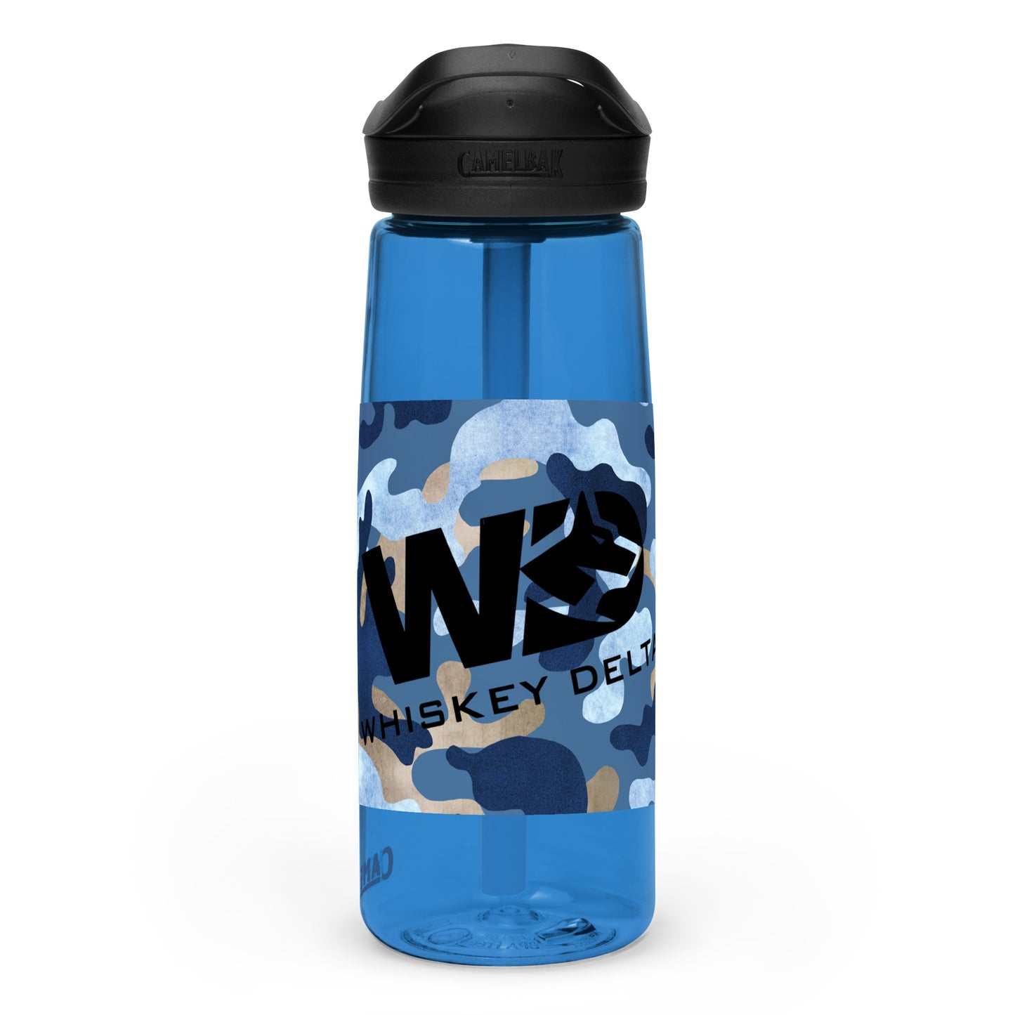 Sport-Trinkflasche WD - camo blue