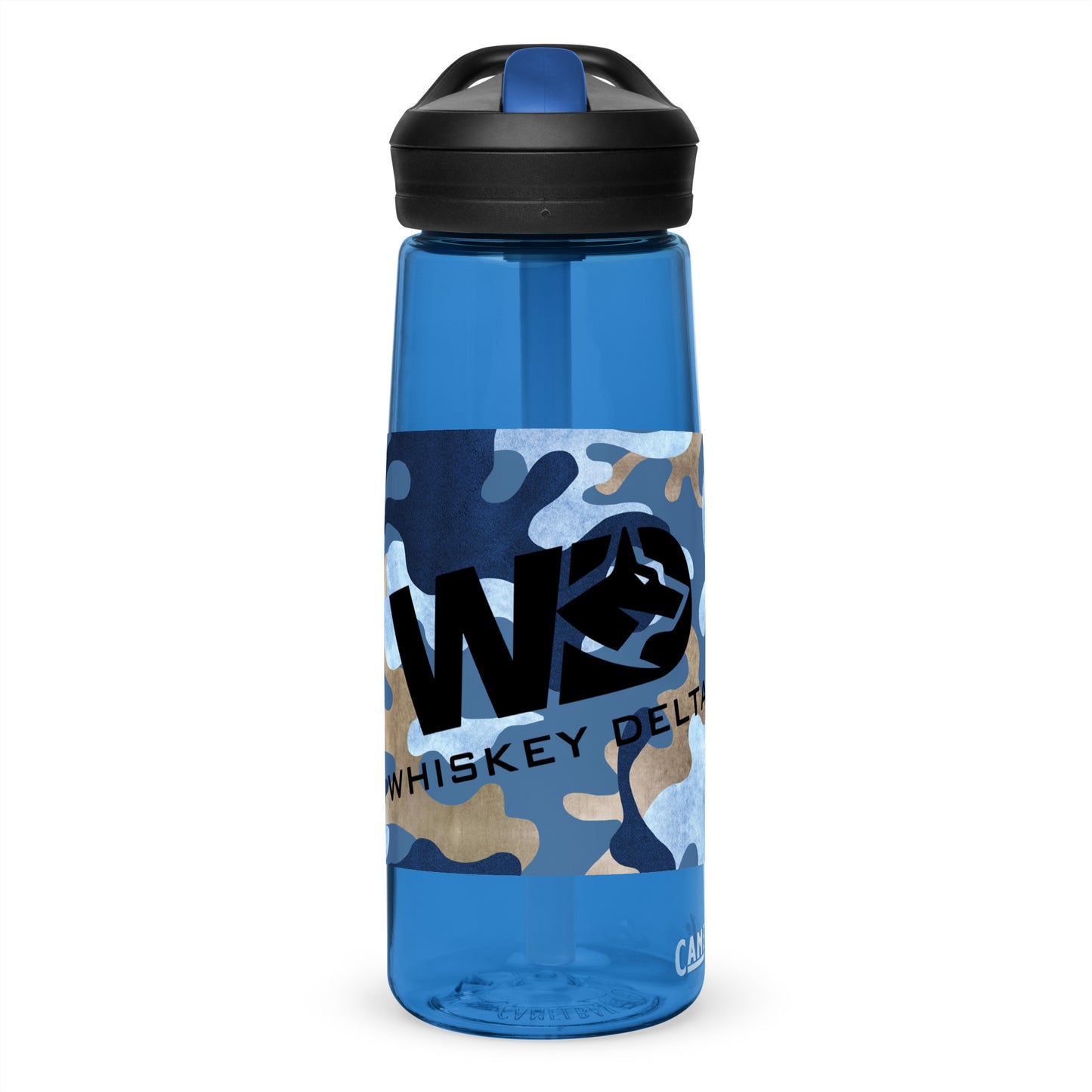 Sport-Trinkflasche WD - camo blue