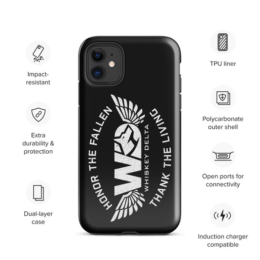 Hardcase iPhone® Handyhülle "HONOR THE FALLEN, THANK THE LIVING"