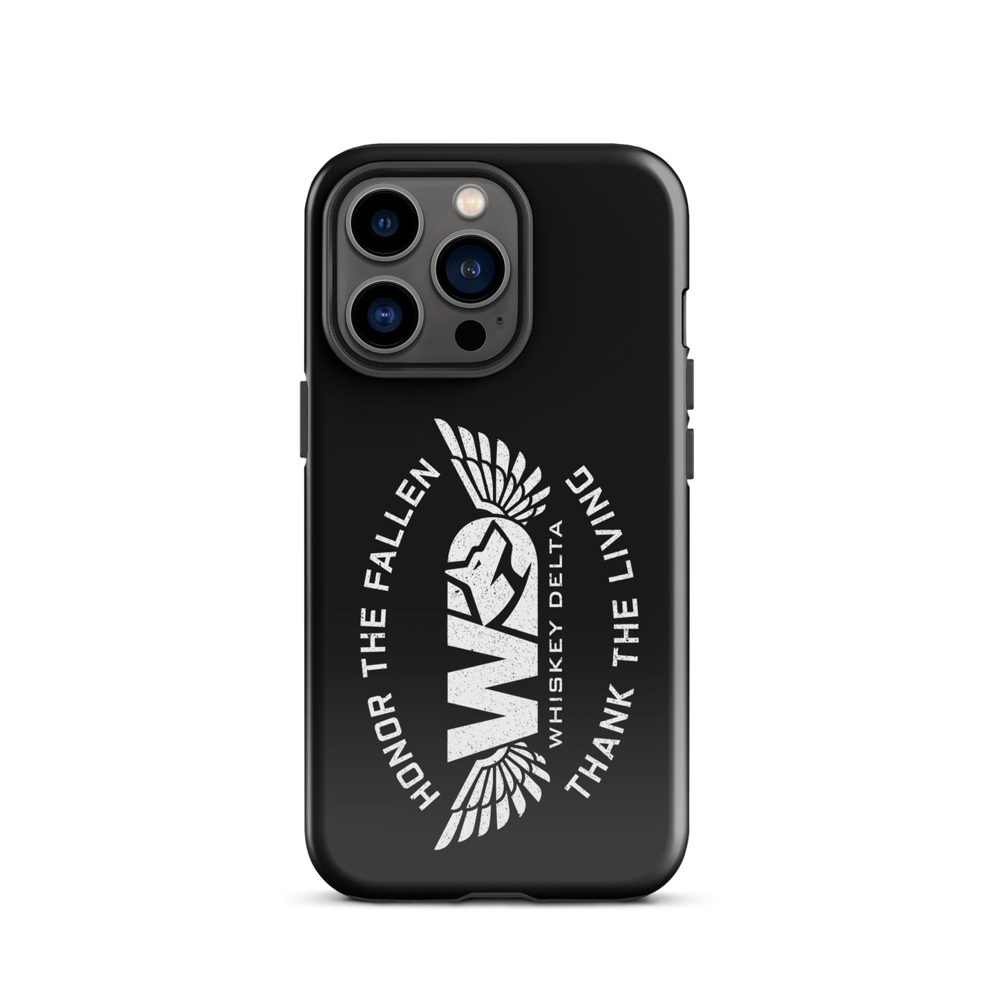 Hardcase iPhone® Handyhülle "HONOR THE FALLEN, THANK THE LIVING"