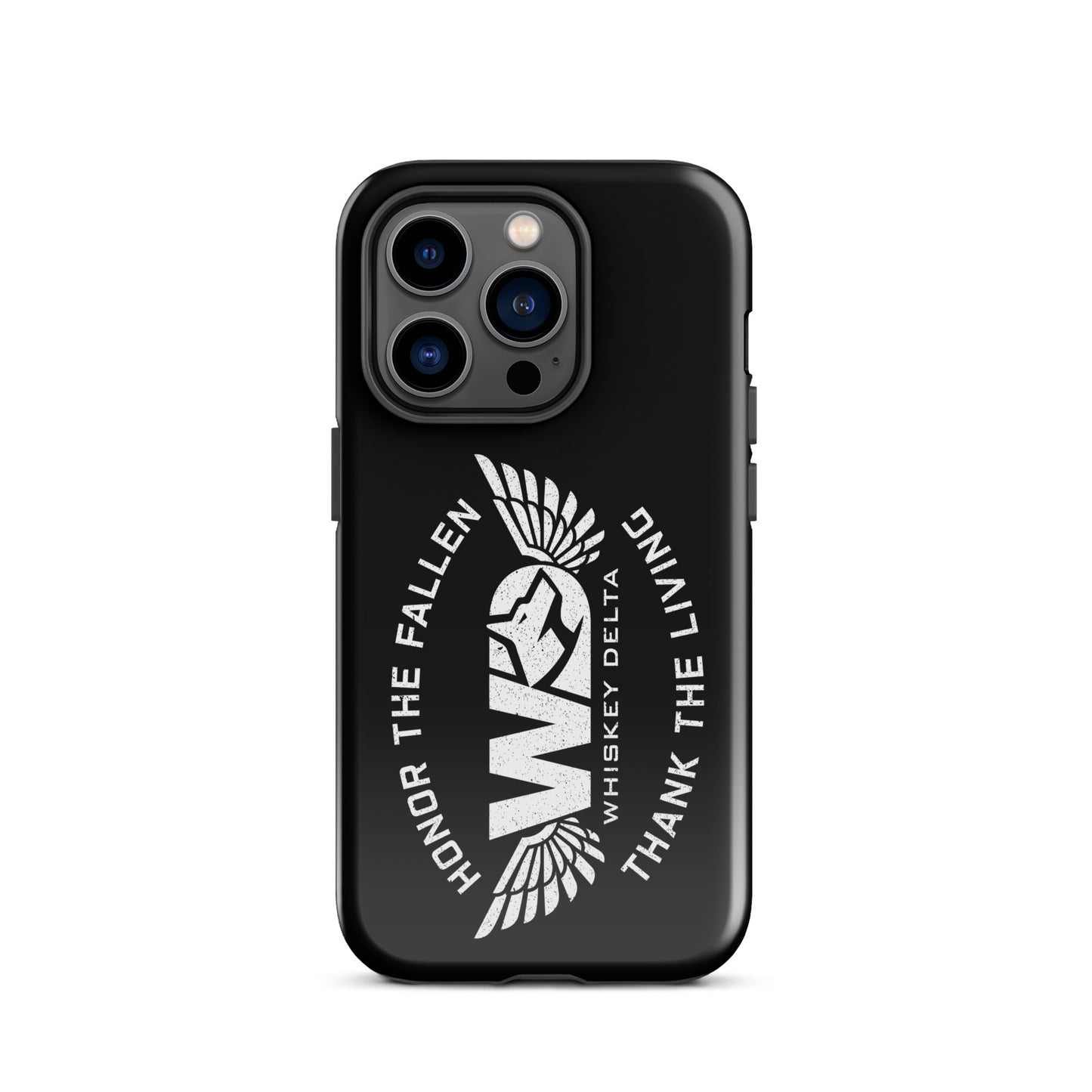 Hardcase iPhone® Handyhülle "HONOR THE FALLEN, THANK THE LIVING"