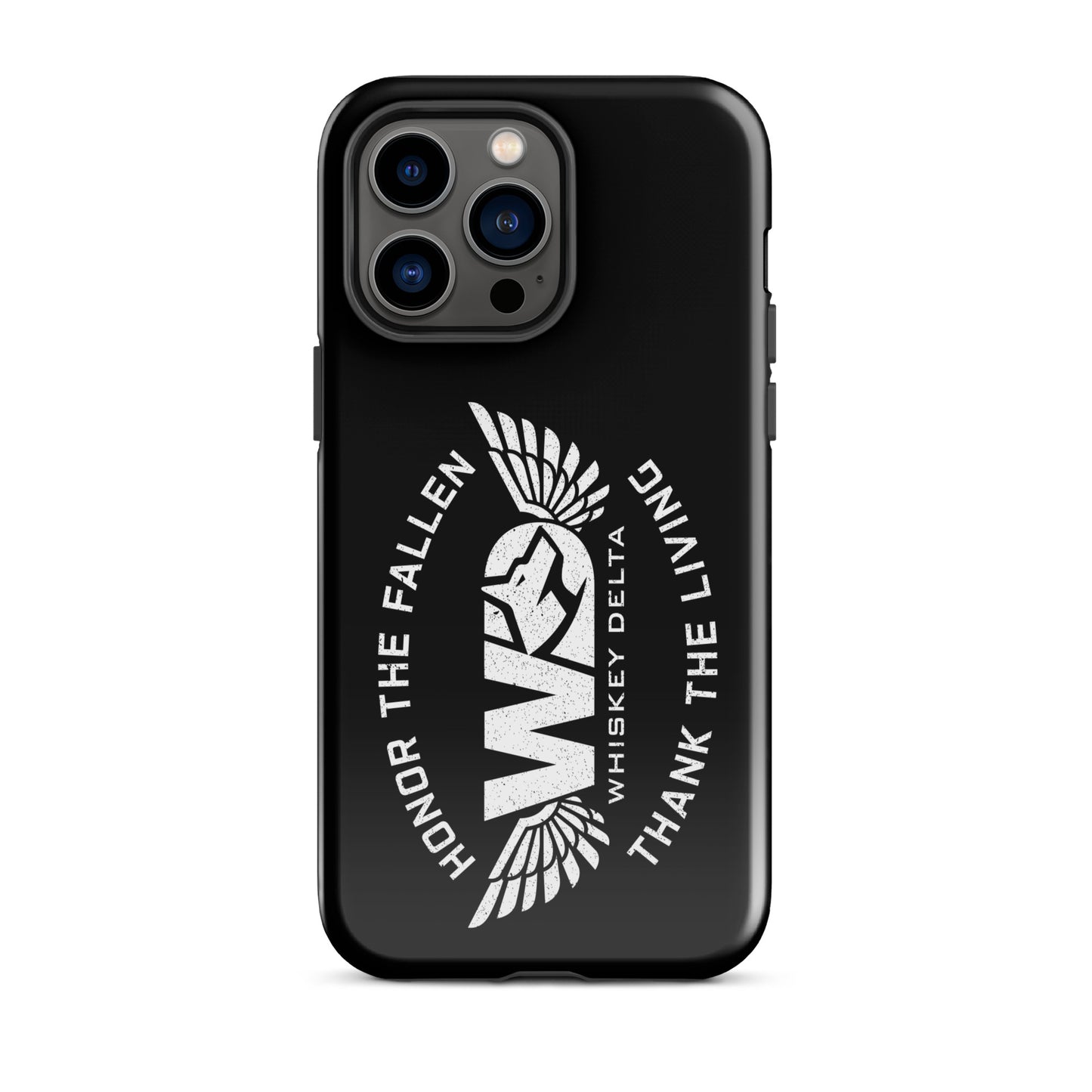 Hardcase iPhone® Handyhülle "HONOR THE FALLEN, THANK THE LIVING"