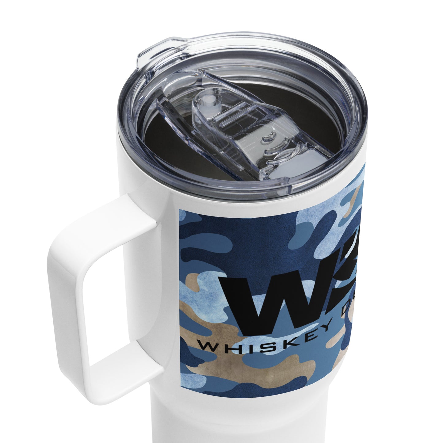 Reisebecher WD - camo blue