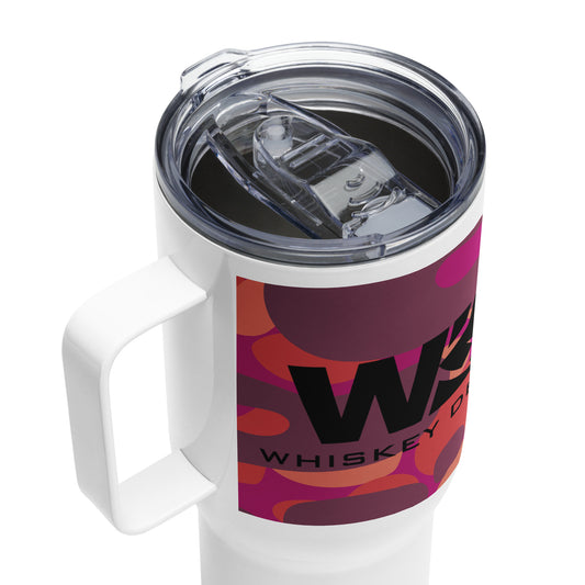 Reisebecher WD - camo  red berry