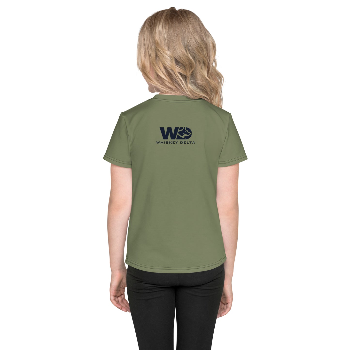 Kids T-Shirt WD - navy green