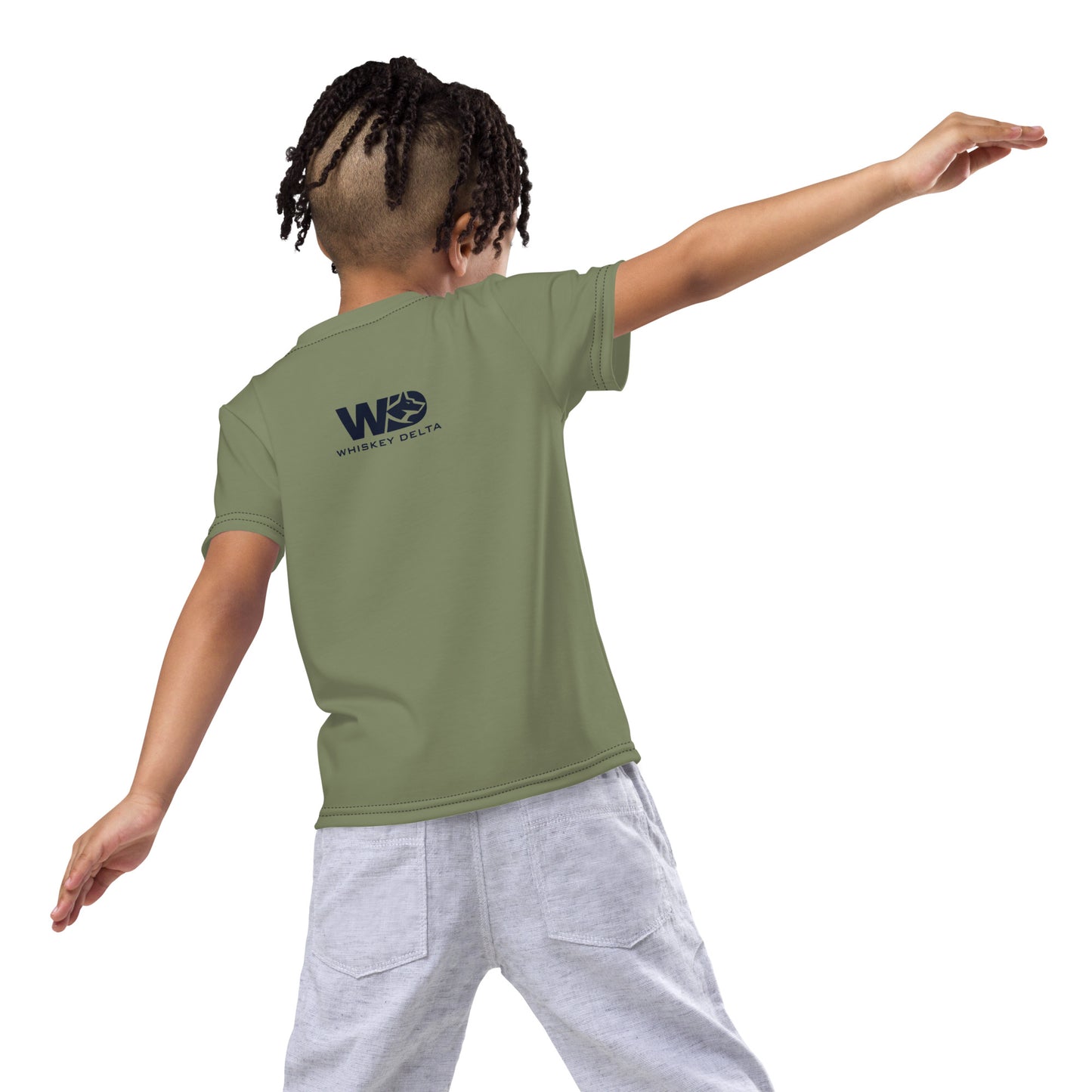 Kids T-Shirt WD - navy green