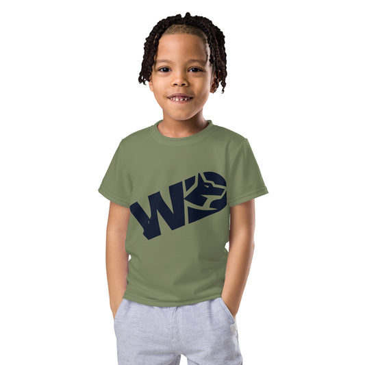 Kids T-Shirt WD - navy green