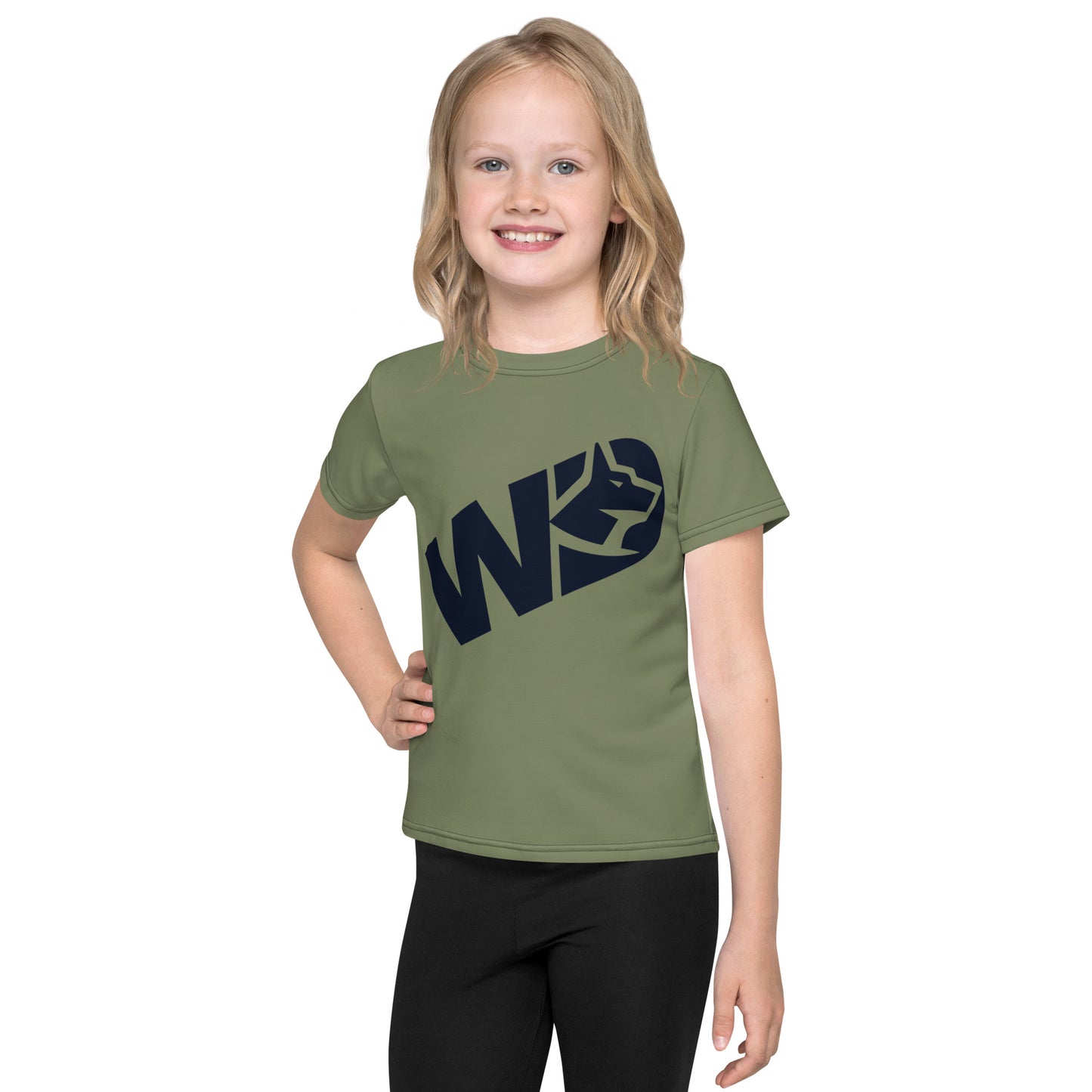 Kids T-Shirt WD - navy green