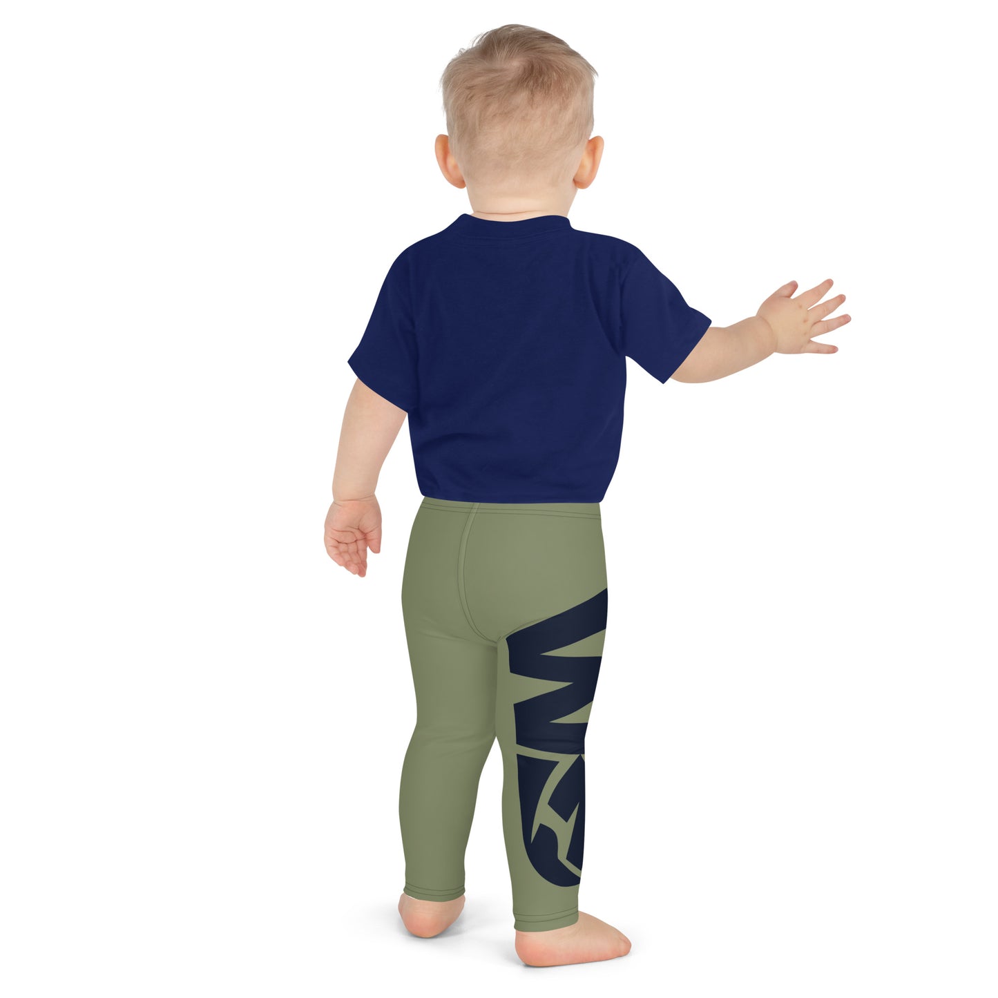 Leggings WD Kids - navy green