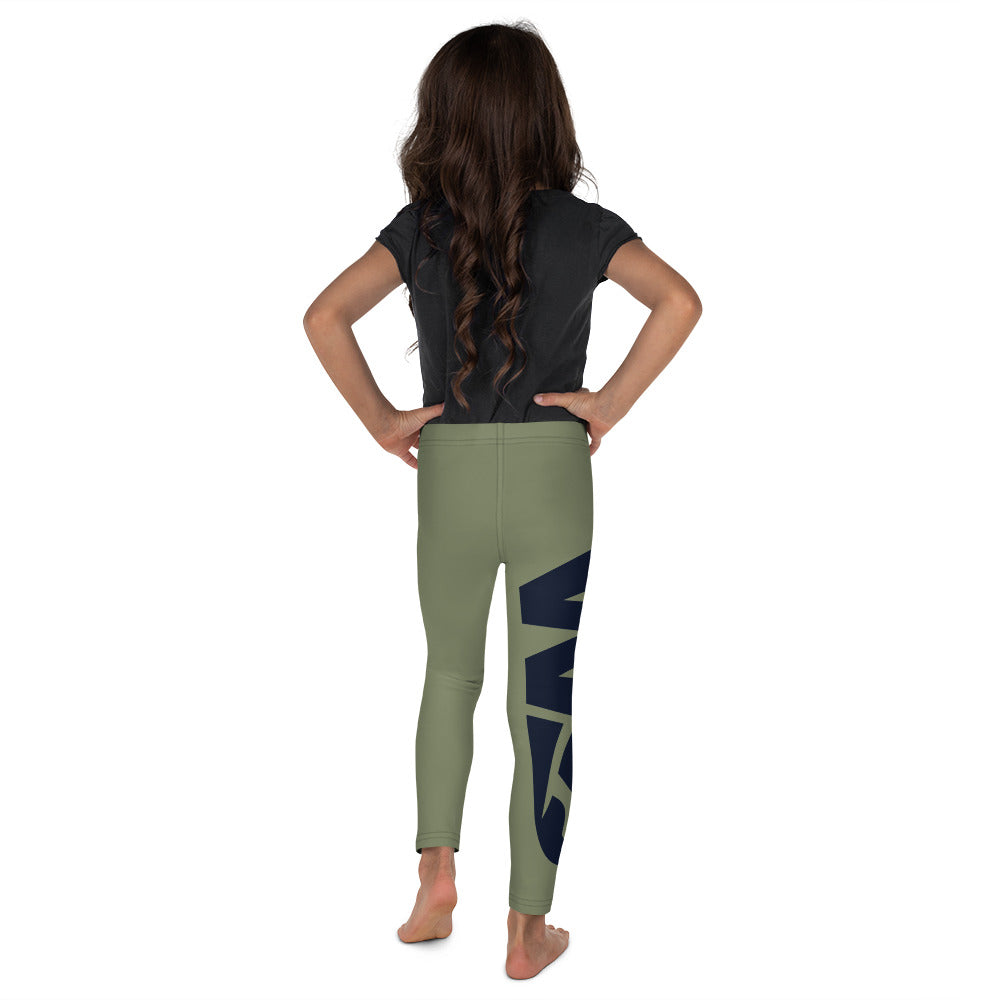 Leggings WD Kids - navy green