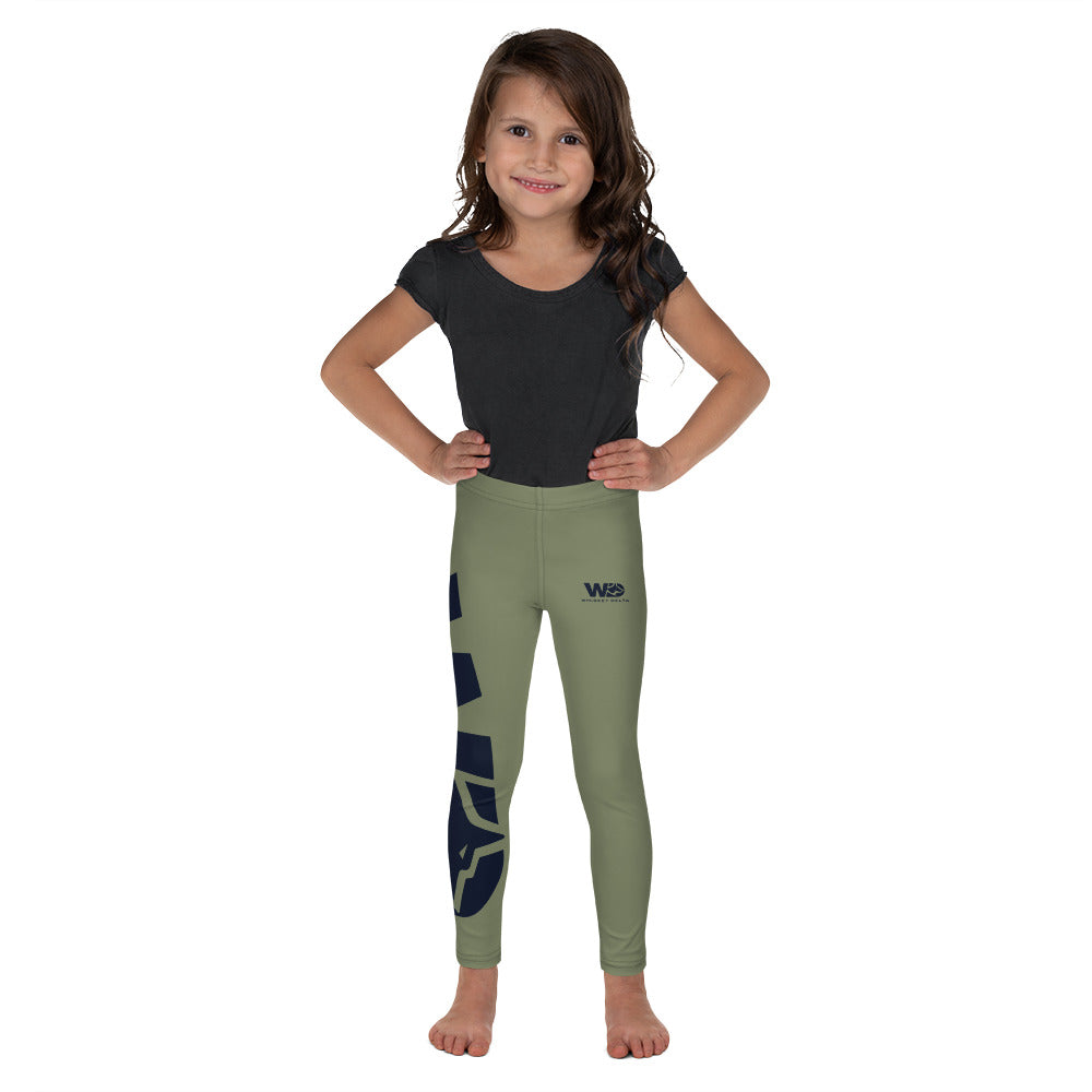 Leggings WD Kids - navy green