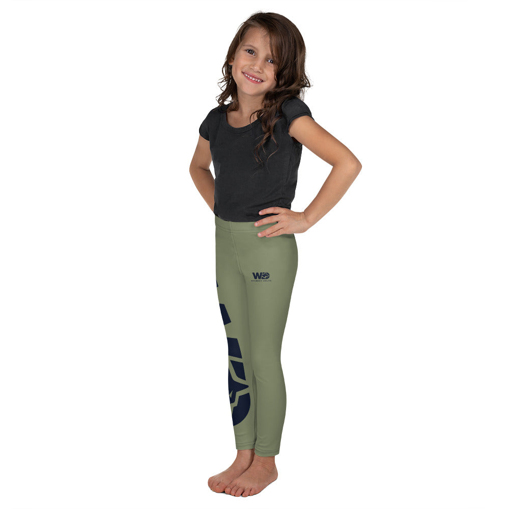 Leggings WD Kids - navy green