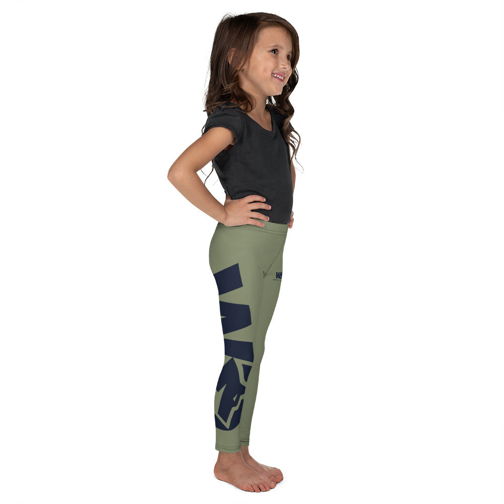 Leggings WD Kids - navy green