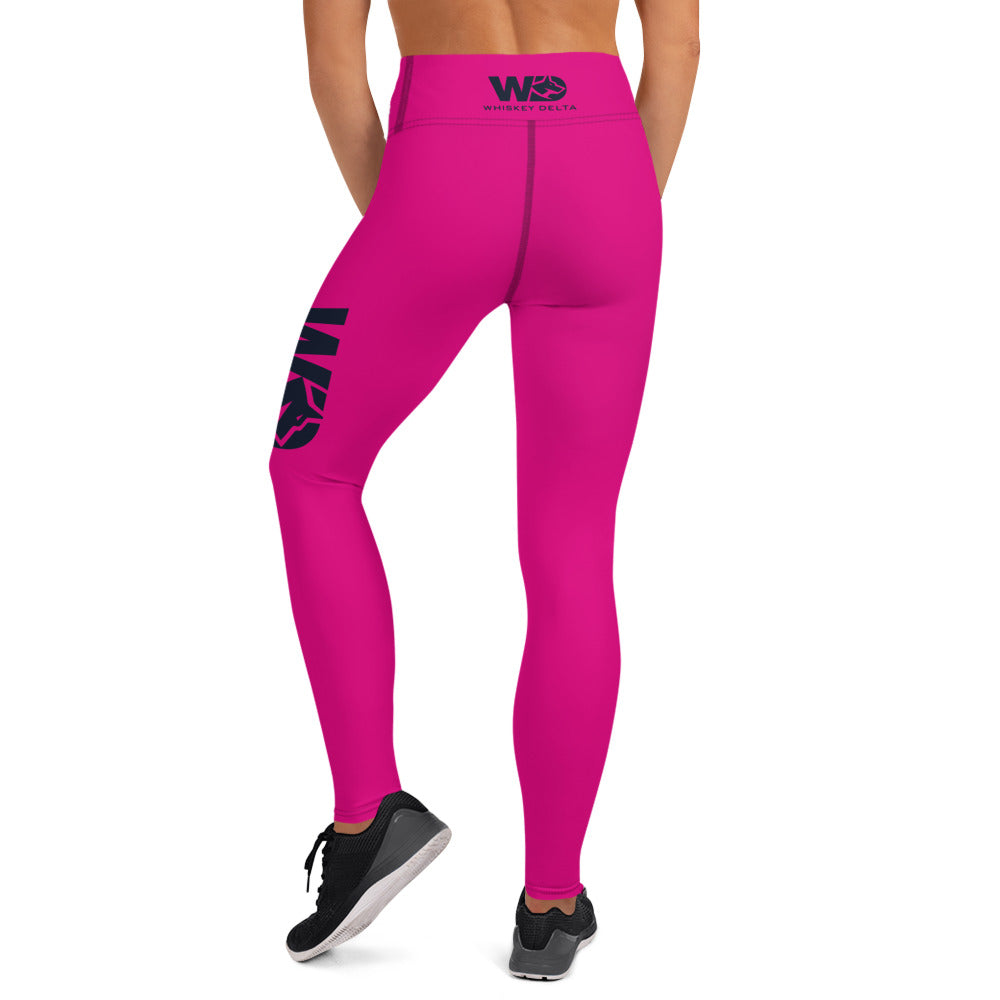 Leggings WD- raspberry