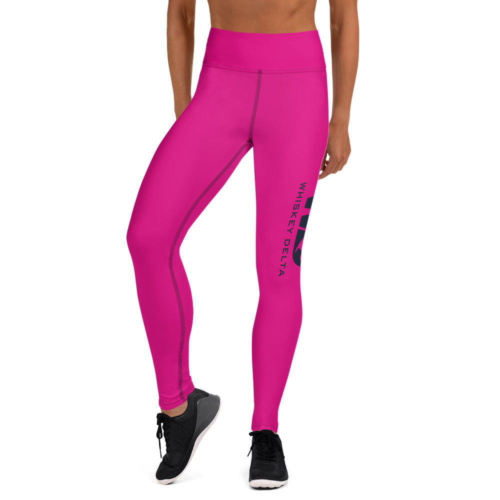 Leggings WD- raspberry