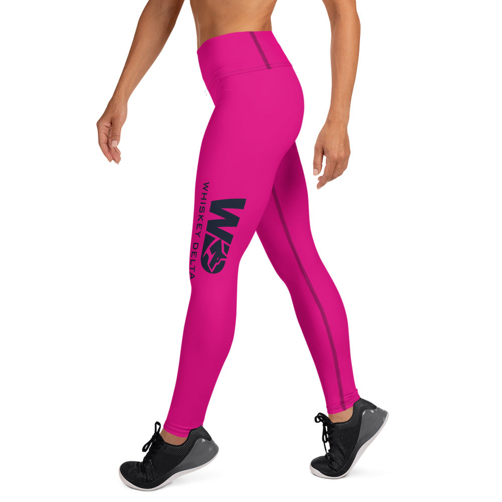 Leggings WD- raspberry