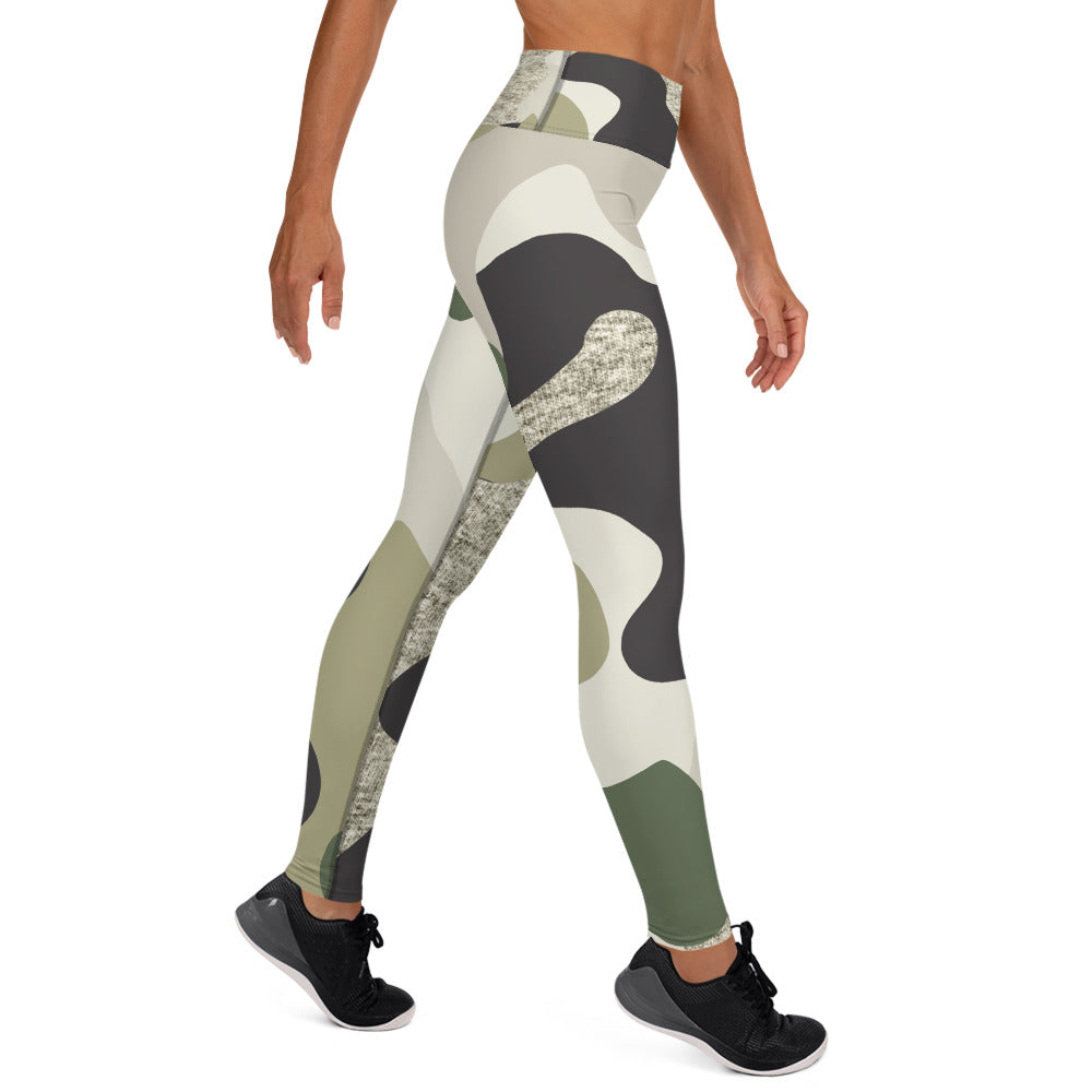 Leggings WD - camo navy green